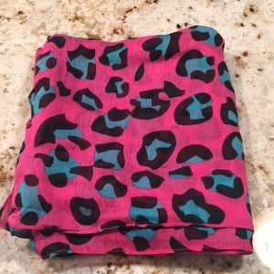 Leopard Print Scarf/Wrap